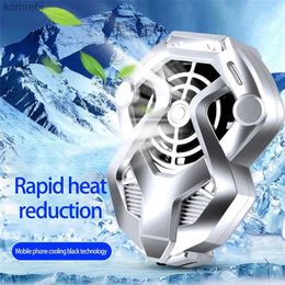 Other Cell Phone Accessories Game Mobile Phone Cooler Powered Radiator Cooling Tool Portable Cooling Fan For IPhone 13 12 11 Pro Max Mini Xr Xs X Android 240222