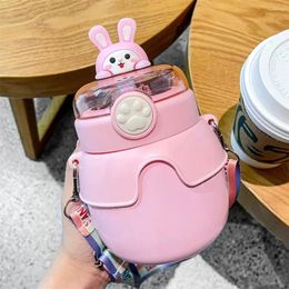 Water Bottles Portable Cup Safe To Use Easy Clean Convenient Size High Quality Materials Keep Drinks Cold/ School Miffey Rabbit