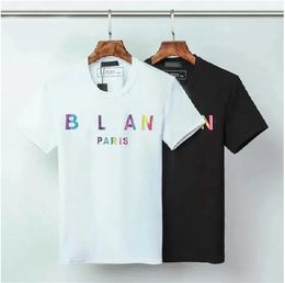 New T-Shirts Designer T Shirt Luxury Mens T-Shirt Black White Color Letters Pure cotton slimming breathable anti-pillingShort Sleeve Men Women TThe fashion #B2132