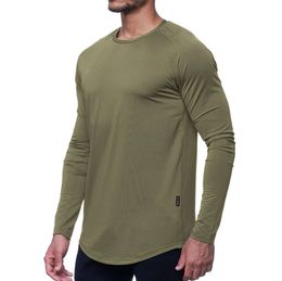 lu Men Yoga Outfit Sports Long Sleeve T-shirt Style Tight Training Fitness Clothes Elastic Quick Dry Wear T-04