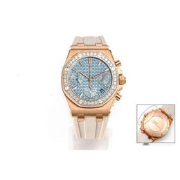 Womens luxury diamondencrusted watch designer diamond men Aps watch ap chronograph watches menwatch M4FC superclone swiss auto mechanical movement uh G4P3