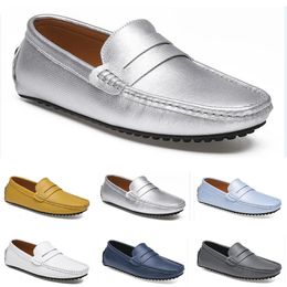 Spring, Classic Breathable New Daily Fashion Autumn, and Summer Low Top Business Soft Covering Shoes Flat Sole Men's Cloth Sho 57