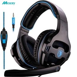 Headphone/Headset Gaming Headset Single 3.5mm Jack Gamer Headphones with Microphone PC Adapter for New Xbox One/PS4/PlayStation 4 Laptop Phone