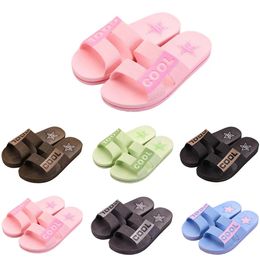 Men Women Slippers Summer Slides Sandals Summer Black Pink Coffee Green Blue Coast Bathroom Mens Antiskid Slipper Size 36-45