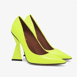 Dress Shoes Arrivals Women Of Spring Collections Pointy Toe Trend Color Pink Leather For