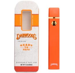 Dabwoods Disposable E-cigarettes Empty Pen 1Ml Ceramic Coil Pod 280Mah Rechargeable Battery With Package 500Pcs