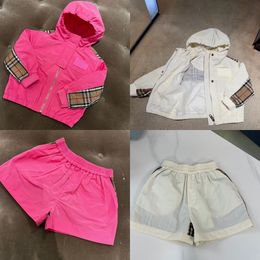 kids Designer clothes Girls Autumn Casual Spring sets Sunscreen boys baby set girl Long sleeved cardigan pleated skirt 100-140 B7ip#