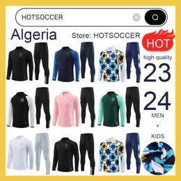 2023-2023 Algeria tracksuit MAHREZ soccer Jerseys men kids 23 24 Algerie BOUNEDJAH Survetement maillot de foot FEGHOUL sportswear football training suitds