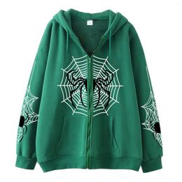 Women's Hoodies Men And Women With The Same Street Autumn Winter Fashion Zipper Trendy Hoodie Retro Casual Coat Sweatshirts Bulk