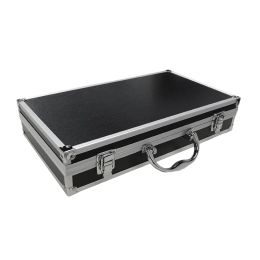 Accessories Microphone Carrying Case Storage Toolbox Mic Foam Case Suitcase Impact Resistant Compartment Sound Card Microphone Aluminium Box