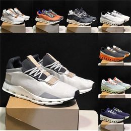 High Quality women running Nova Shoes Cloudnova white pearl pink Federer mens Sneakers workout and cross trainning cloudmON cloudsste