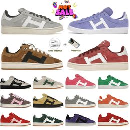 2024 00s Leather Designer Casual Shoes Low Vintage Top Quality Footwear White Core Black Better Scarlet Cloud White Amber Tint Sports Sneakers Preppy Style