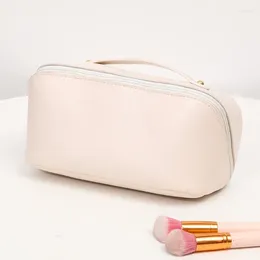 Cosmetic Bags Fashions Large Ins Style Item Storage Women's Portable Toiletries Travelling Students Premium Suitcase Makeup Case