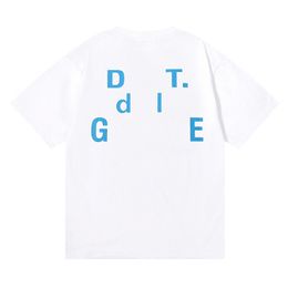 Designer Galleries Tee Depts T-shirts Man Womens Tees ink splash graffiti letters loose short-sleeved round neck clothes P7AB