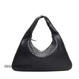 Pure Bag Large Hop Casual Boteega Teen Handmade Hobo Soft Jodie Woven Bags Designer Cowhide Venetas Western 2024 Leather Super Underarm Handbag AQ2G