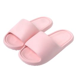 Flat Rubber Slippers For Womens Fashion House Home Indoor Sandals Bath Pool shoes pink red