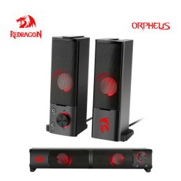 Glasses Redragon Orpheus Gs550 Aux 3.5mm Stereo Surround Music Smart Speakers Column Sound Bar Computer Pc Home Notebook Tv Loudspeakers