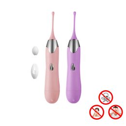 12 frequency battery honey bean dot tidal pen vibrator female masturbator massage stick adult sexual products 231129