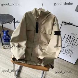 New Outerwear Designer Compagnie Cp Badges Zipper Shirt Jacket Loose Style Mens Top Oxford Breathable Portable High Street Stones Island Clothing Jacke 347