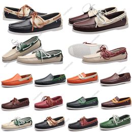 new Designers Shoes Mens Fashion Loafers Classic Genuine Leather Men Business Office Work Formal Dress Shoes Brand Designer Party Wedding Flat Shoe Eur 38-45