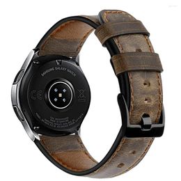 Watch Bands 22mm Leather Straps For Xiaomi Color 2 MI S1 Active /Pro Wristband S2 42 46mm Smartwatch Bracelet Watchband
