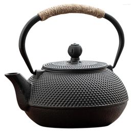 Dinnerware Sets The Office Teapot Vintage Tetsubin Iron With Infuser Set Essaic Handle Small Leaves