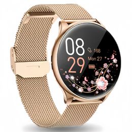Smart Watch For Women 1.3 AMOLED Watch For Android IOS Compatible (Answer/Make Calls)IP68 Outdoor Fitness Tracker