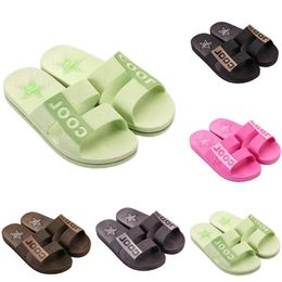 Style7 Men Women Slippers Summer Slides Sandals Summer Black Pink Coffee Green Blue Coast Bathroom Mens Antiskid Slipper Sandal Slide Size 36-45