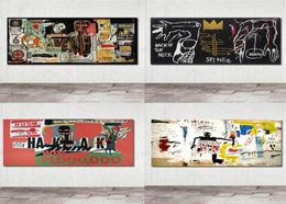 Sell Basquiat Graffiti Art Canvas Painting Wall Art Pictures For Living Room Room Modern Decorative Pictures233V214t6545096