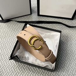 Designer Ladies Belt Fashion Buckle Double Side Leather Width 3cm 8 Styles High Quality Mens NDF6