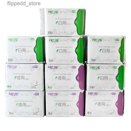 Feminine Hygiene Free Shipping Bamboo Fiber Feminine Pads Intimate health goods Sanitary towels Bamboo sanitary pads 10 Packs Q240222