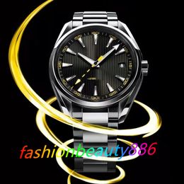 U1 Top-grade Mens Luxurys Watch World Time Men Automatic Watches Gauss Mechanical Movement Skyfall Watch Steel Wristwatches