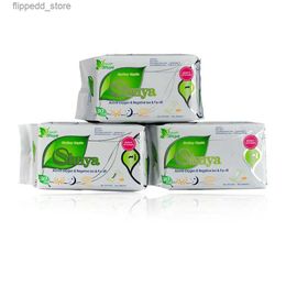 Feminine Hygiene 10 packs SHUYA Natural Cotton anion Panty Liners for Women Without Wings Negative ion Pads Chlorine Free Herbal Scented Q240222