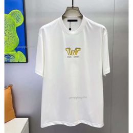 Men's Designer Band Fashion Black And White Short Sleeve Printed Alphabet T-Shirt Asian Size S-4Xl Gaoqiqiang456