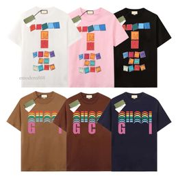 Designer T-Shirt Summer GU Brand T Shirts Mens Womens Short Sleeve Hip Hop Streetwear Tops Shorts Clothing Clothes G-46 Size Xs-Xl Emodern888