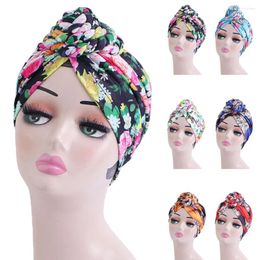 Ethnic Clothing African Women Print Knot Turban Braids Benaies Bonnet Hat Muslim Hijab Chemo Cap Hair Loss Headscarf Wrap Bandanas