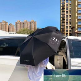 Classic New Women's Umbrella Sunshade Eight-Strand Umbrellas Car Wind and Rain Umbrellas Three Fold Fully Automatic Umbrella