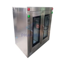 Floor-Mounted Pass Box with Dual-Side Operation Material Transfer Pass-Through Chamber I