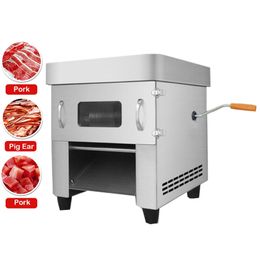 Commercial Electric Meat Slicer Fresh Meat Cutter Machine Stainless Steel Meat Cutting Shred Dicing Machine 110V 220V