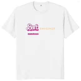 Mens t Shirts Barbenheimer Shirt Retro 2024 Film Trend Fans Short Sleeve Cotton Unisex O-neck T-shrits for Men Women