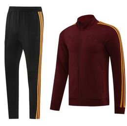 23 24 ROM ROM Soccer Half Tracksuit Man Kit Jaqueta de futebol 2023 2024 Lukaku Treinamento Treining Survetement