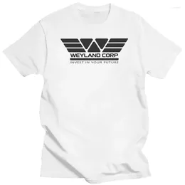 Men's T Shirts T-Shirt Alien Weyland Yutani CORP Corporation Fun Cotton Tshirt O Neck Clothes Oversized Streetwear