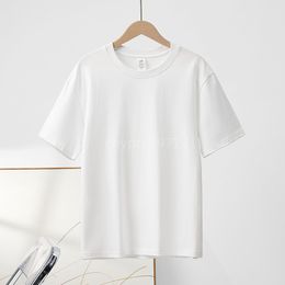 Colour Cotton Man T Shirts Short Sleeve Fashion Breathable White Black Candy Colour Man Women T-shirts Mens Top Clothes
