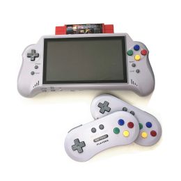 Players New HD 7 inch handheld game console 16BIT HDMI ULTRA SNES POCKET RETROAD 5PLUS 2.4G Wireless controllers