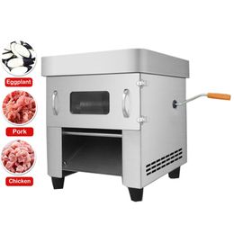 Automatic Meat Cutting Machine Stainless Steel Household Electric Meat Slicer Commercial Meat Shredding Chipper Machine