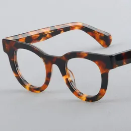 Sunglasses Frames Acetate Cat Eye Glasses Frame For Women High Quality Optical Prescription Eyeglasses Men Myopia Reading Personalised