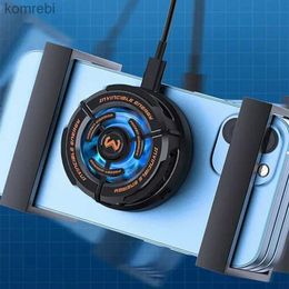 Other Cell Phone Accessories CX02 Mobile Phone ABS Magnetic Semiconductor Radiator with Wireless Charging Function for IPhone Gaming Accessories Cooling Fan 2402