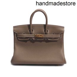 Original Designer Bag Handmade Togo Calf Leather 30cm Sewn Wax Thread Handbag Single Shoulder Messenger