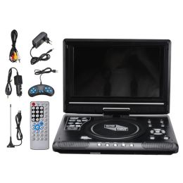 Radio 9.8 Inch Portable Home Car DVD Player VCD CD Game TV Player USB Radio Adapter Support FM Radio ReceivingEU Plug