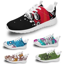 Casual Shoes men women casual shoe black white pink popular breathable Silver Chocolate dlive walking low soft Multi leather mens sneakers 36-48